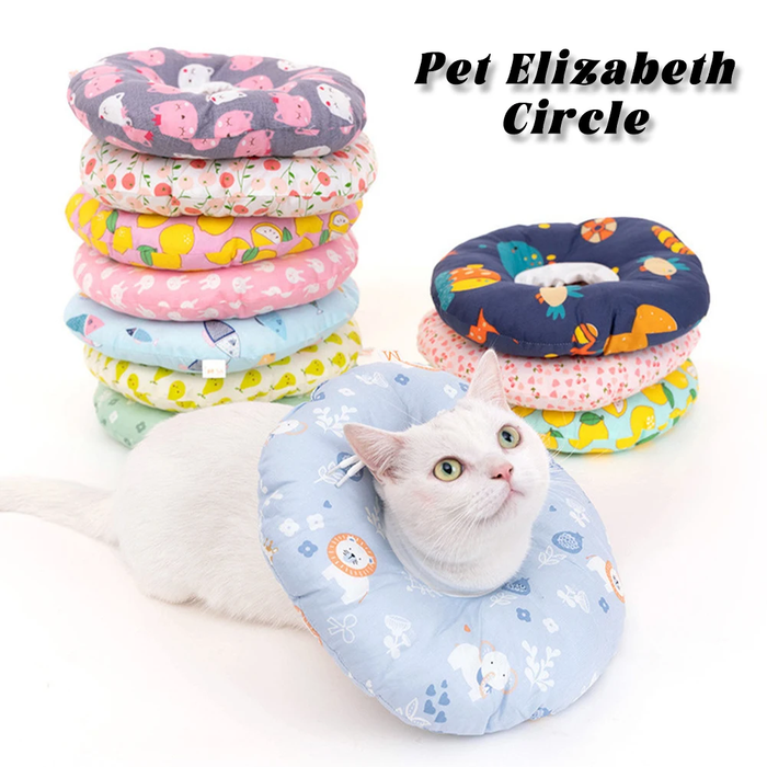 Adjustable Cat & Dog Recovery Collar After Surgery